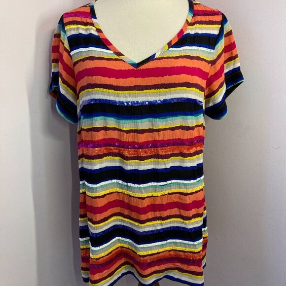 Soft Surroundings Top, NWT, Size M,( Small flaw) - Picture 1 of 12